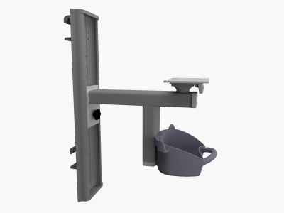 Hasta Başı Duvar Tipi Monitör Sehpası