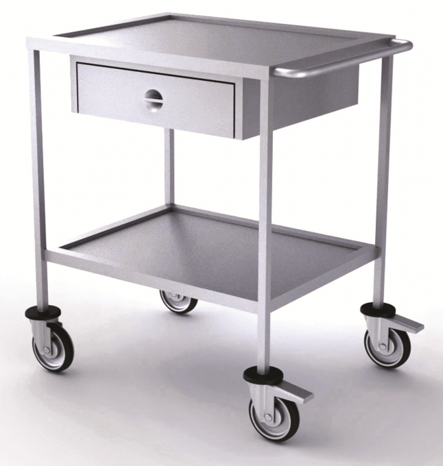 Instrument Trolley (With Drawers)