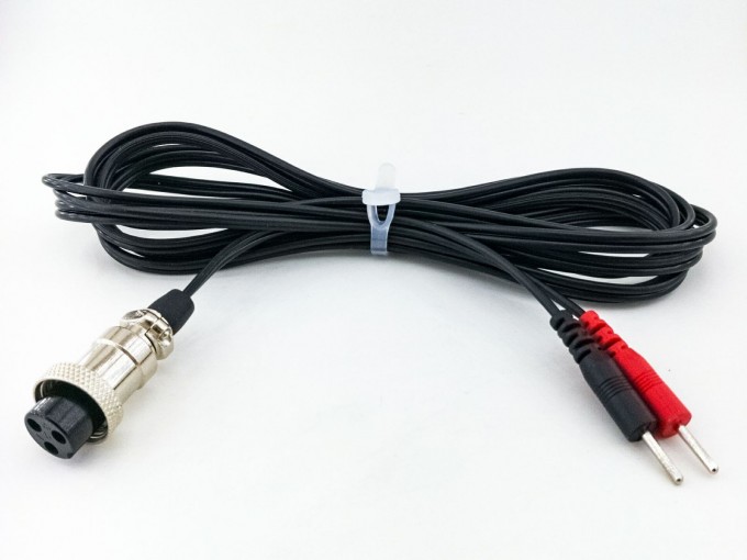  Ati Uyumlu Elektroterapi Kablosu 2mm Siyah