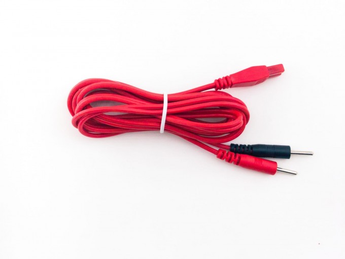 Schwa-Medico Compatible Electrotherapy Tens Cable 2mm Red
