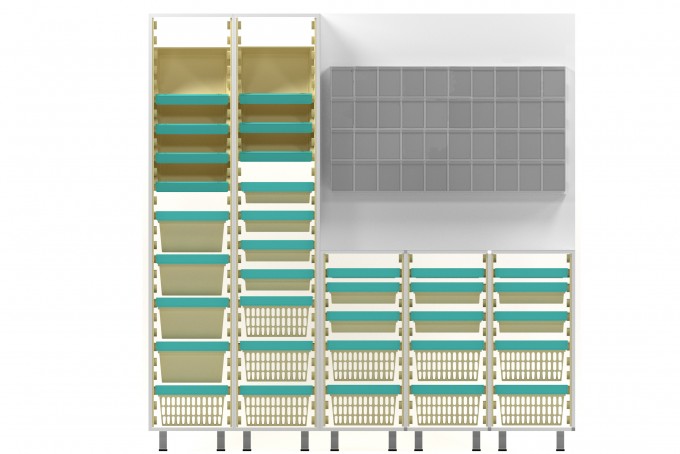 İlaç Hazırlık Kabinet Sepetli Modüler Sistem