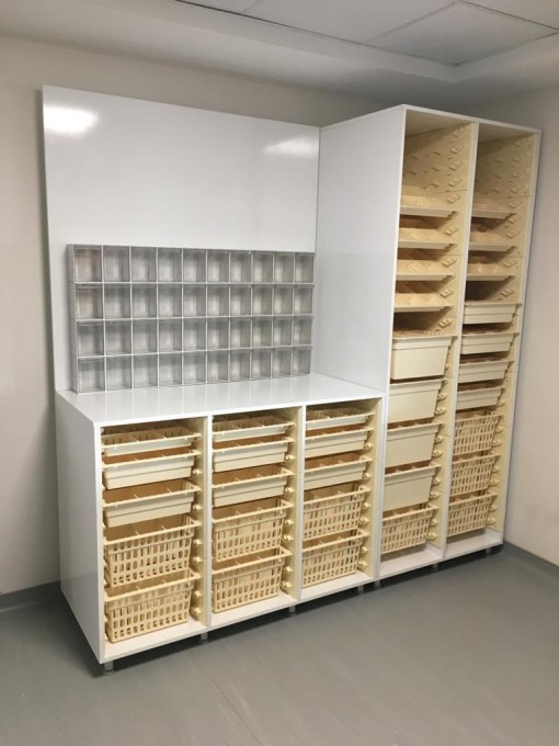 İlaç Hazırlık Kabinet Sepetli Modüler Sistem