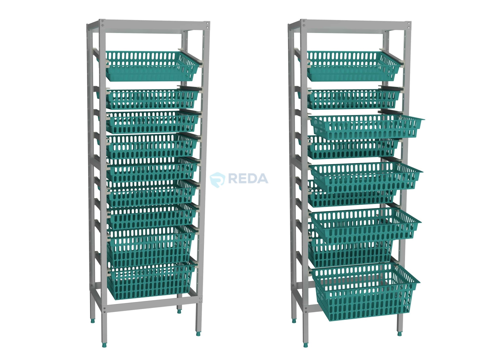 Antistatic Powder Coated Open Shelf System