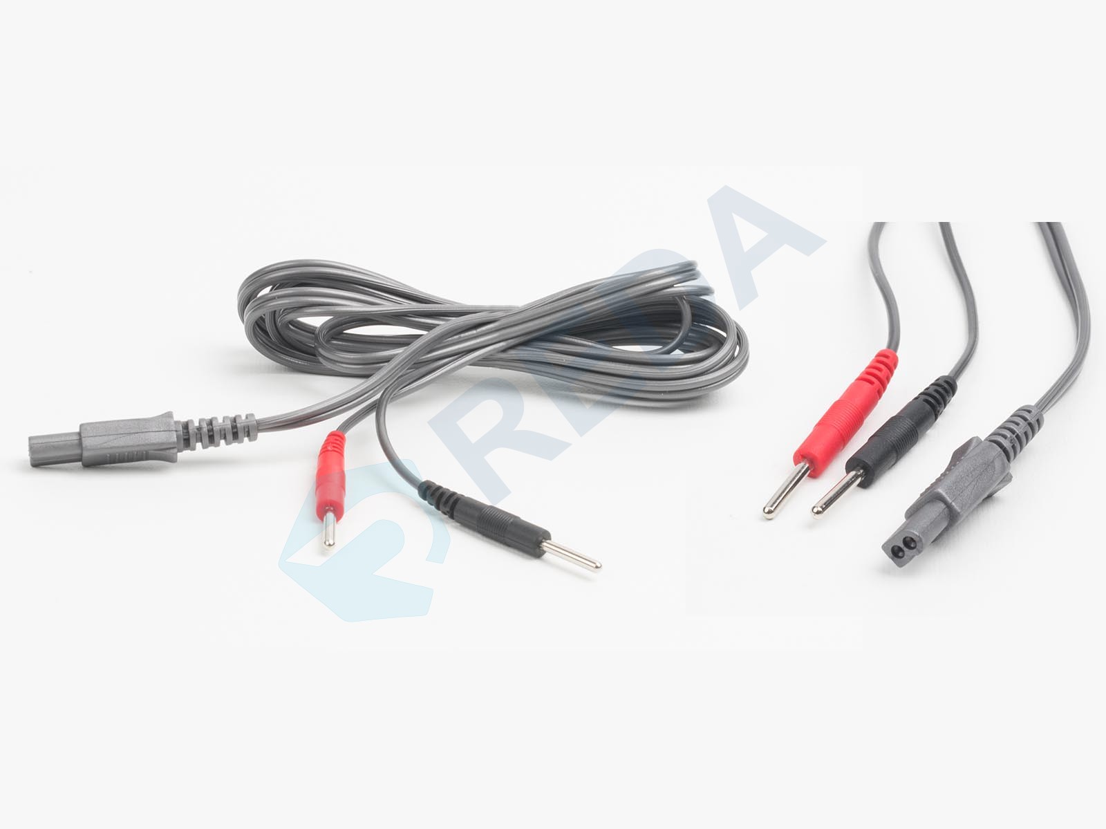 Care Talk Compatible Tens Cable 2mm Gray