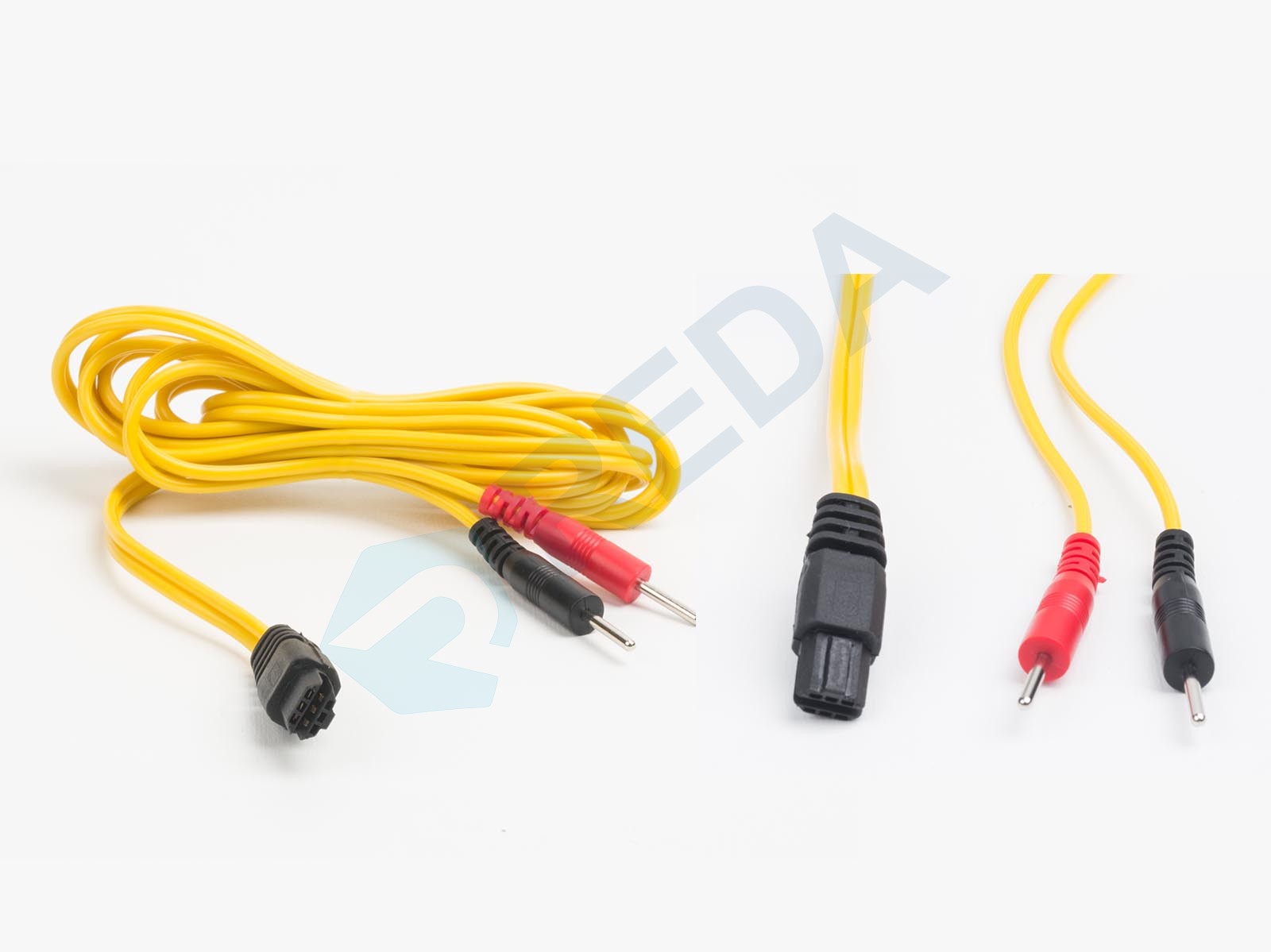 Compex Compatible Electrotherapy Tens Cable 2 mm Yellow