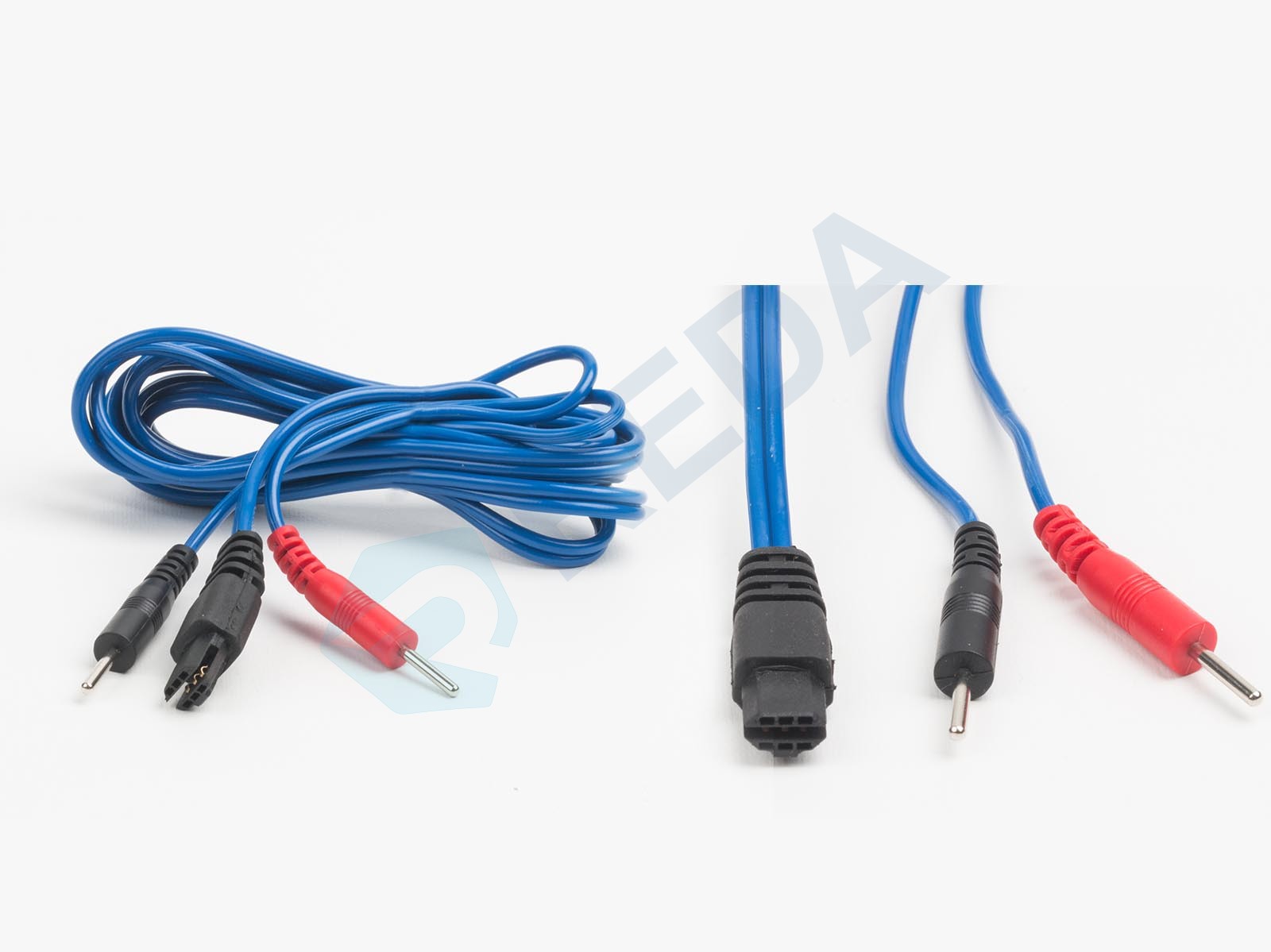 Compex Compatible Electrotherapy Tens Cable 2mm Blue