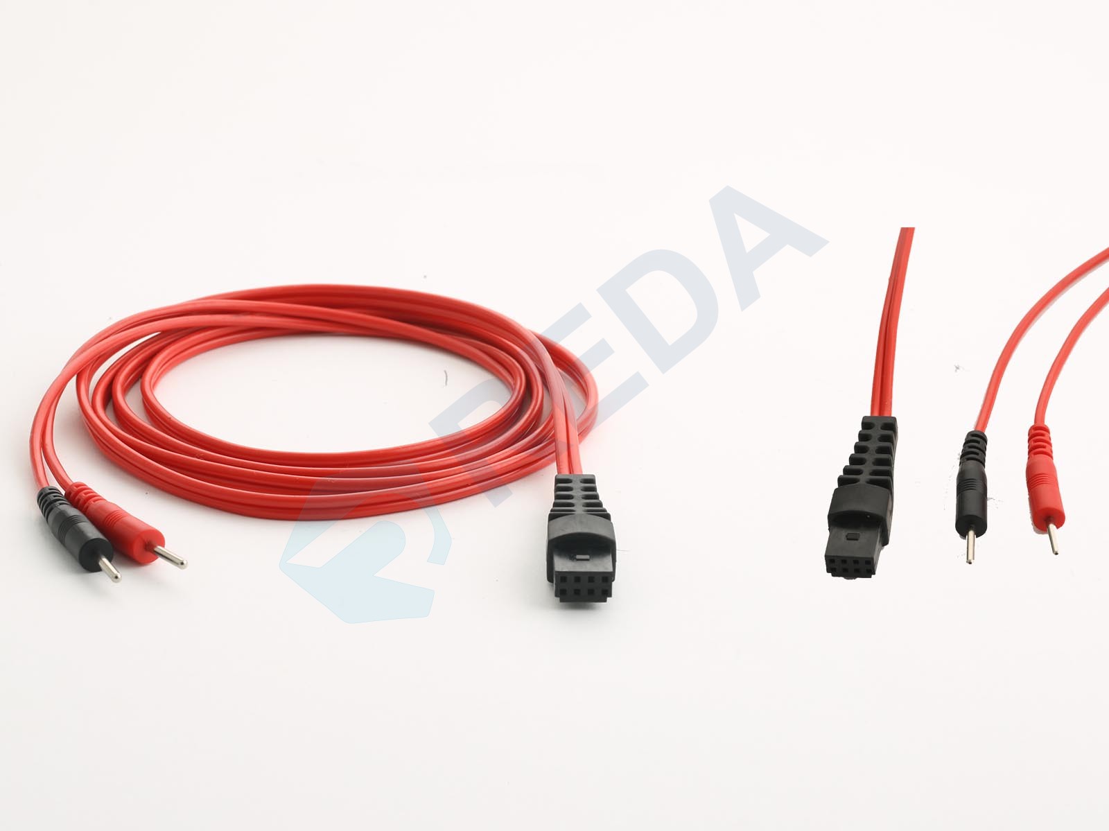 Globus Uyumlu Elektroterapi Tens Kablosu 2mm Kırmızı