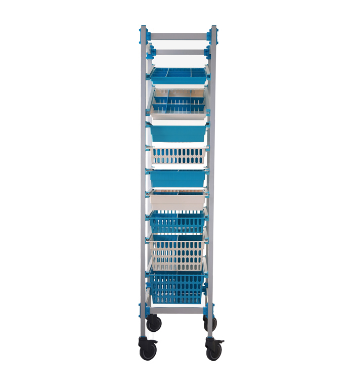Material and Medicine Storage Trolley Single