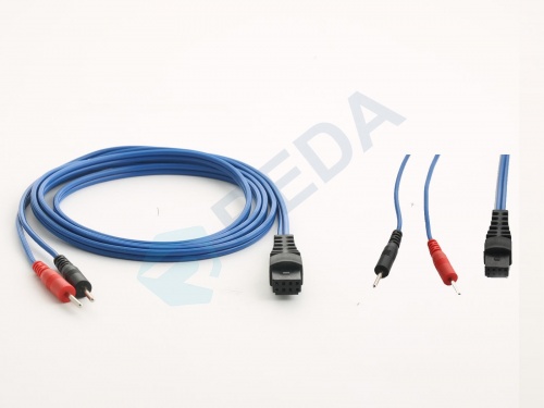 Globus Compatible Electrotherapy Tens Cable 2mm Blue