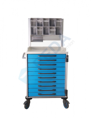 Medicine and Dressing Trolley with Drawer