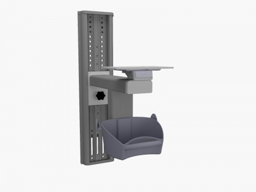 Patient Bedside Wall-Mounted Monitor Stand