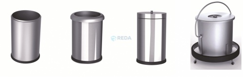 Stainless Hospital Trash Bins