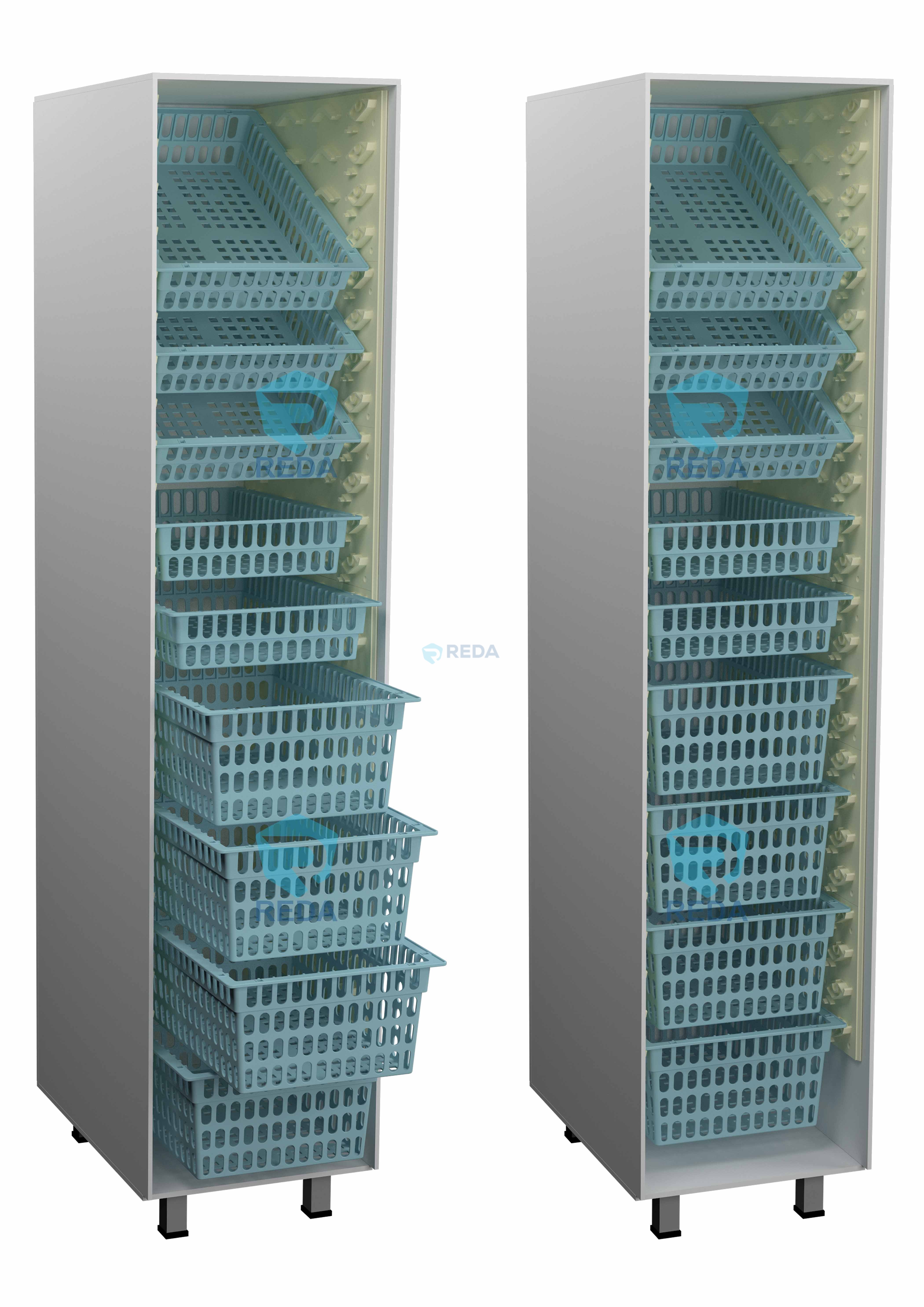 Dikey Kabin Sepetli Modüler Sistem