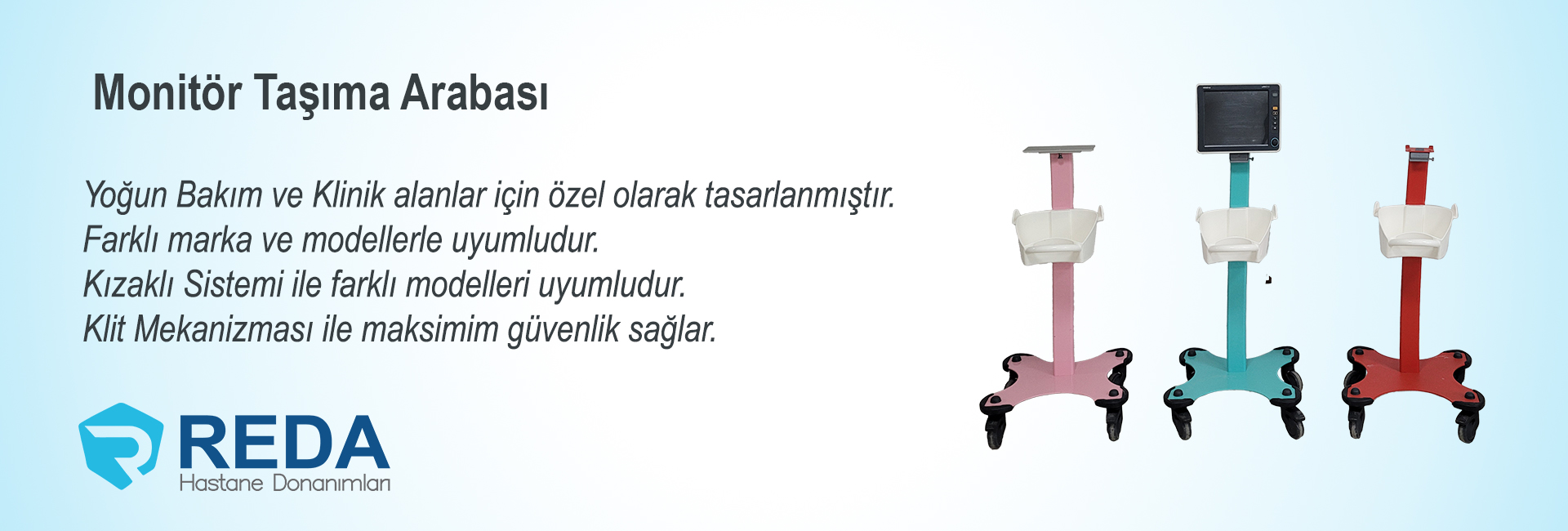 Monitör Taşıma Arabası